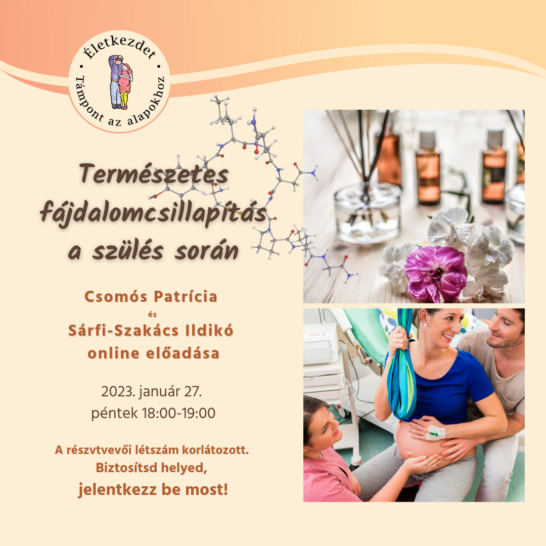 Természetes fájdalomcsillapítás a szülés/születés során